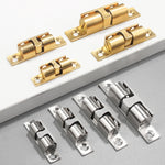 2 pezzi di fibbia magnetica a molla per porta a sfera con ventosa, Small Gold, Medium Gold, Large Gold, Extra Large Gold, Small Silver, Medium Silver, Large Silver, Extra Large Silver