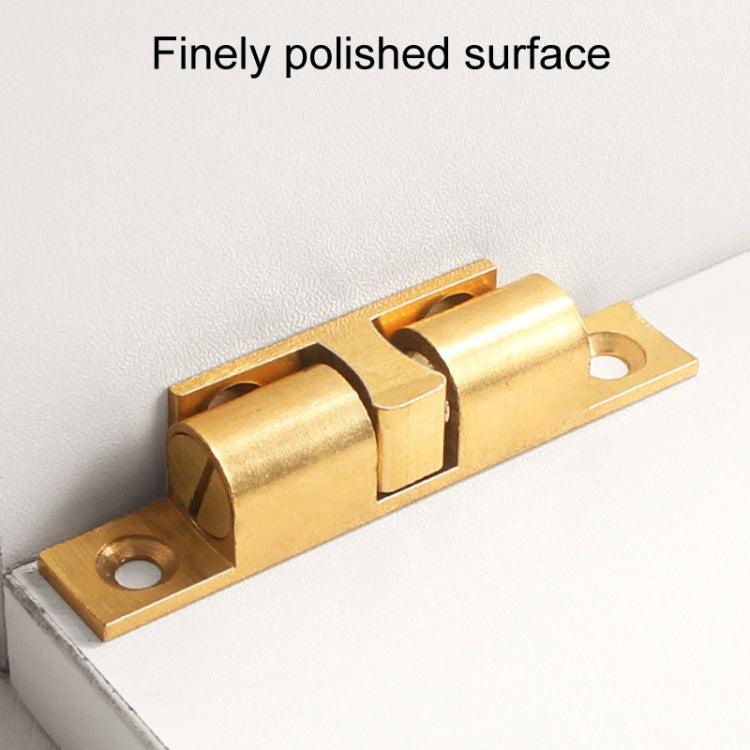 2 pezzi di fibbia magnetica a molla per porta a sfera con ventosa, Small Gold, Medium Gold, Large Gold, Extra Large Gold, Small Silver, Medium Silver, Large Silver, Extra Large Silver