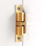 2 pezzi di fibbia magnetica a molla per porta a sfera con ventosa, Small Gold, Medium Gold, Large Gold, Extra Large Gold, Small Silver, Medium Silver, Large Silver, Extra Large Silver