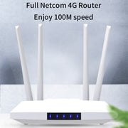 Router con scheda SIM wireless 4G, hotspot 4G, condivisione CPE mobile, Full Netcom, spina UE, MC119