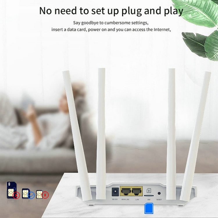 Router con scheda SIM wireless 4G, hotspot 4G, condivisione CPE mobile, Full Netcom, spina UE, MC119