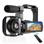 Videocamera digitale 4K touchscreen IPS 3" zoom 18X WiFi