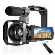 Videocamera digitale 4K, touch screen IPS da 3 pollici, zoom digitale 18X, videocamera WiFi da 56 MP, Standard, Set 1, Set 2, Set 3