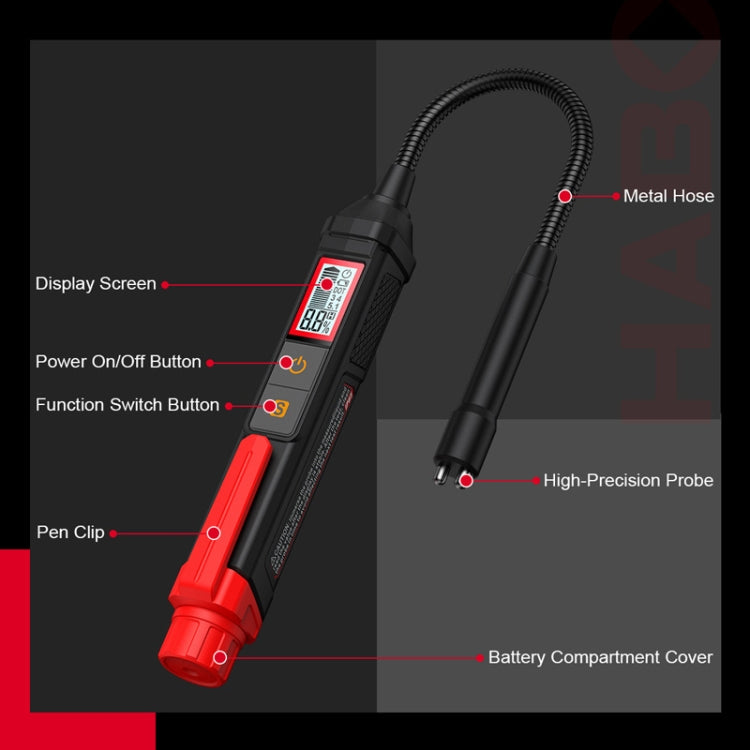 Penna di rilevamento dell'umidità del liquido freni per motociclette HABOTEST HT663L, HT663L