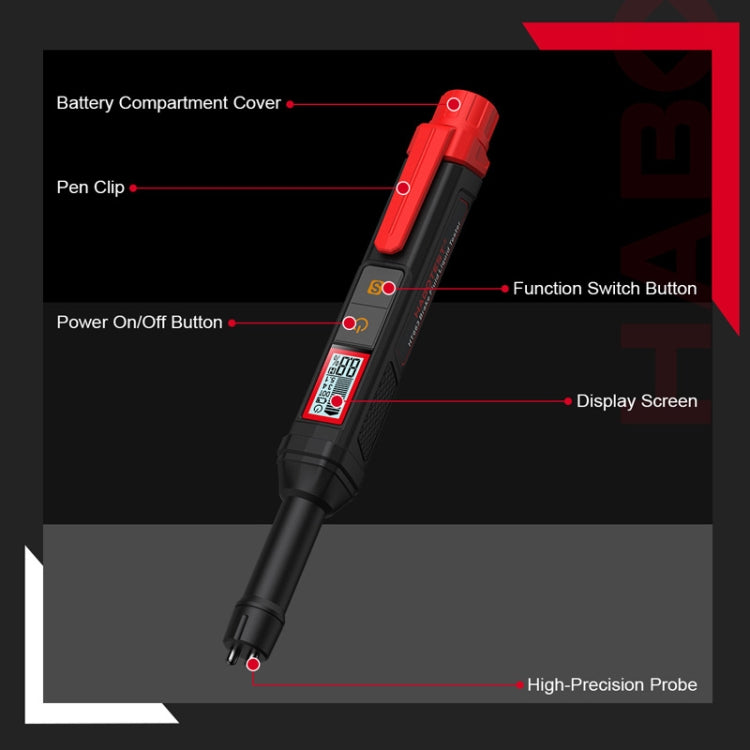 Penna di rilevamento dell'umidità del liquido freni per motociclette HABOTEST HT663, HT663