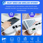 Router wireless 4G WiFi6 VOLTE CPE con scheda SIM RJ45+RJ11, spina UE, B818PRO European Version