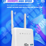 Router wireless 4G WiFi6 VOLTE CPE con scheda SIM RJ45+RJ11, spina UE, B818PRO European Version