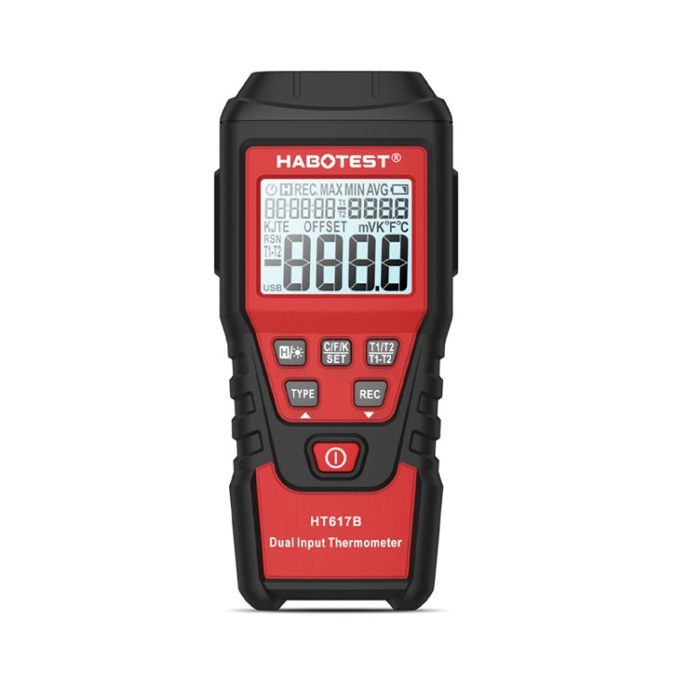 Termometro digitale doppio canale HABOTEST HT617B