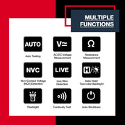 HABOTEST HT93 Multimetro completamente automatico intelligente anti-burn-in con rilevamento della sequenza di fase, HT93