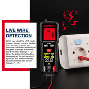 HABOTEST HT93 Multimetro completamente automatico intelligente anti-burn-in con rilevamento della sequenza di fase, HT93