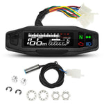 Strumento elettronico per velocità del livello del carburante HD LCD per moto