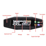 Strumento elettronico per velocità del livello del carburante HD LCD per moto