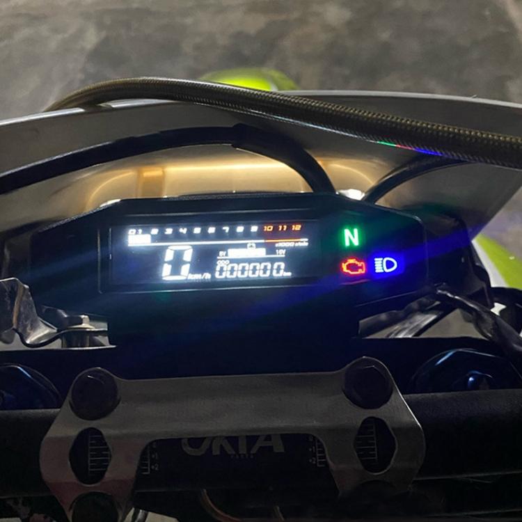 Strumento elettronico per velocità del livello del carburante HD LCD per moto