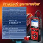 KONNWEI Lettore di codici motore OBDII EOBD CAN Strumento di diagnostica auto 9 lingue, KW340