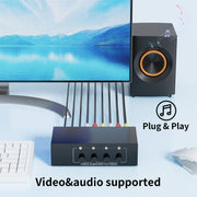 VSW41 AV 4 ingressi 1 uscita RCA Lotus Interface Audio e Video Switcher, VSW41