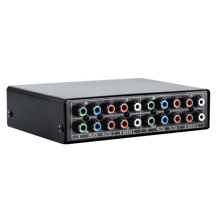 Selettore video componente 3 in 1 out Scatola di commutazione video YPbPr