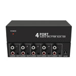 Distributore audio stereo 1 in 4 out 3,5 mm con RL