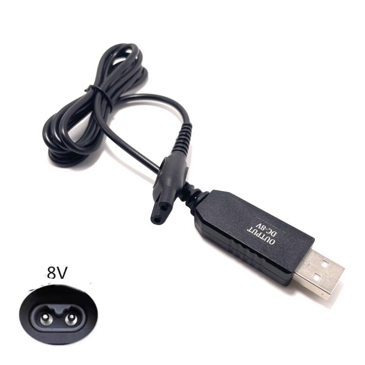 Per Philips Shaver HQ850 Cavo di ricarica USB da 8 V Cavo di alimentazione, HQ850 8V