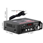Amplificatore stereo Hi-Fi Bluetooth 300W+300W AV-298BT