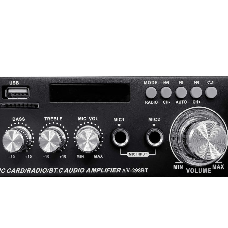 Amplificatore stereo Hi-Fi Bluetooth 300W+300W AV-298BT