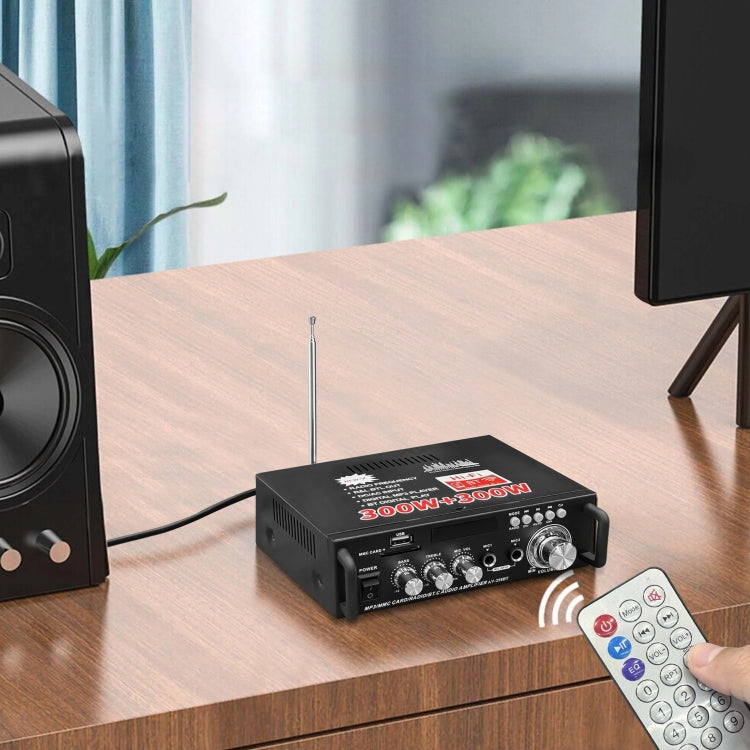 Amplificatore stereo Hi-Fi Bluetooth 300W+300W AV-298BT