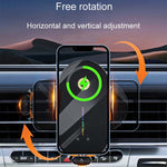 Supporto per cellulare con ricarica wireless e apertura e chiusura automatica del sensore a infrarossi per auto C3