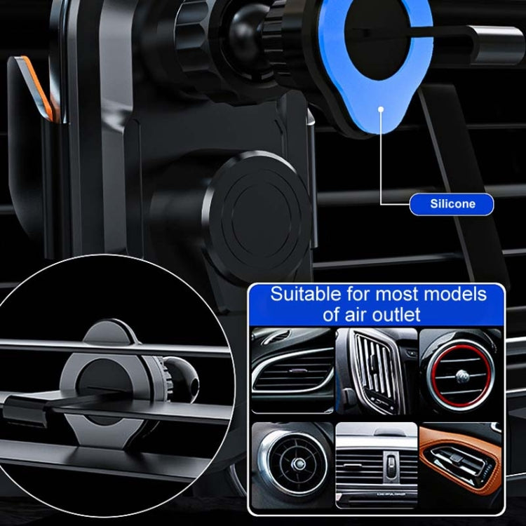 Supporto per cellulare con ricarica wireless e apertura e chiusura automatica del sensore a infrarossi per auto C3
