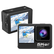 Telecamera sportiva impermeabile IP68 con doppio schermo touch remoto anti-vibrazione WIFI HD 5K/30FPS, Microphone Version
