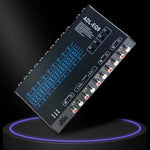 ADL-EQ9 Car Audio Equalizzatore a 9 bande EQ Tuning Crossover Amplificatore, ADL-EQ9
