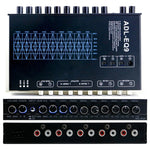 ADL-EQ9 Car Audio Equalizzatore a 9 bande EQ Tuning Crossover Amplificatore, ADL-EQ9
