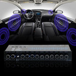 ADL-EQ9 Car Audio Equalizzatore a 9 bande EQ Tuning Crossover Amplificatore, ADL-EQ9