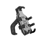 Supporto antiurto per navigazione cellulare JNHW per motocicletta e bicicletta, a otto artigli, For Handlebar, For Rearview Mirror