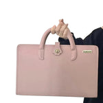 Custodia protettiva per laptop in PU stile ragazza rosa con maniglia, 14 Inch, 15.6 / 16 Inch