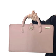 Custodia protettiva per laptop in PU stile ragazza rosa con maniglia, 14 Inch, 15.6 / 16 Inch