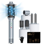 Asciugacapelli a ioni negativi con arricciacapelli automatico e pettine ad aria calda 5 in 1, Gray EU Plug, Gray UK Plug, Gray US Plug, Blue Gold EU Plug, Blue Gold UK Plug, Blue Gold US Plug, Black Gold EU Plug, Black Gold UK Plug, Black Gold US Plug