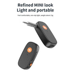 Adattatore convertitore per ricevitore e trasmettitore Bluetooth per auto AUX 2 in 1, chiamata in vivavoce, 2-in-1