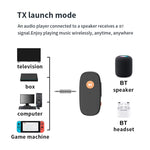 Adattatore convertitore per ricevitore e trasmettitore Bluetooth per auto AUX 2 in 1, chiamata in vivavoce, 2-in-1