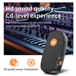 Adattatore convertitore per ricevitore e trasmettitore Bluetooth per auto AUX 2 in 1, chiamata in vivavoce, 2-in-1