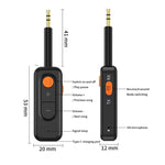 Ricevitore trasmettitore Bluetooth 3 in 1 con adattatore Bluetooth per auto Call Aux, 2-in-1