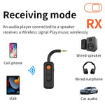 Ricevitore trasmettitore Bluetooth 3 in 1 con adattatore Bluetooth per auto Call Aux, 2-in-1