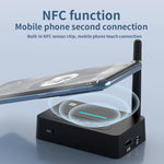 D9 2 in 1 vecchio stile audio auto ricevitore trasmettitore Bluetooth adattatore musicale NFC Bluetooth, D9 2-in-1
