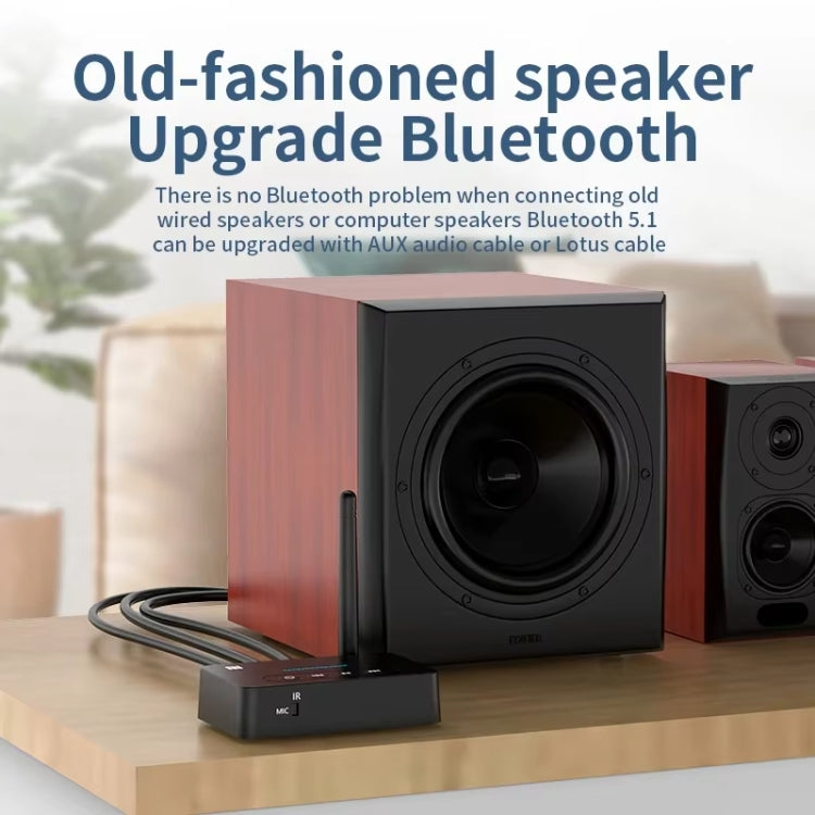 D9 2 in 1 vecchio stile audio auto ricevitore trasmettitore Bluetooth adattatore musicale NFC Bluetooth, D9 2-in-1