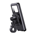 Supporto di navigazione per cellulare impermeabile girevole fisso per bicicletta, Handlebar Model, Rearview Mirror Model