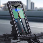 Supporto di navigazione per cellulare impermeabile girevole fisso per bicicletta, Handlebar Model, Rearview Mirror Model