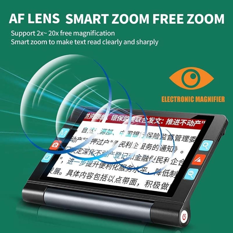 Lente d'ingrandimento elettronica HD 8" con messa a fuoco automat