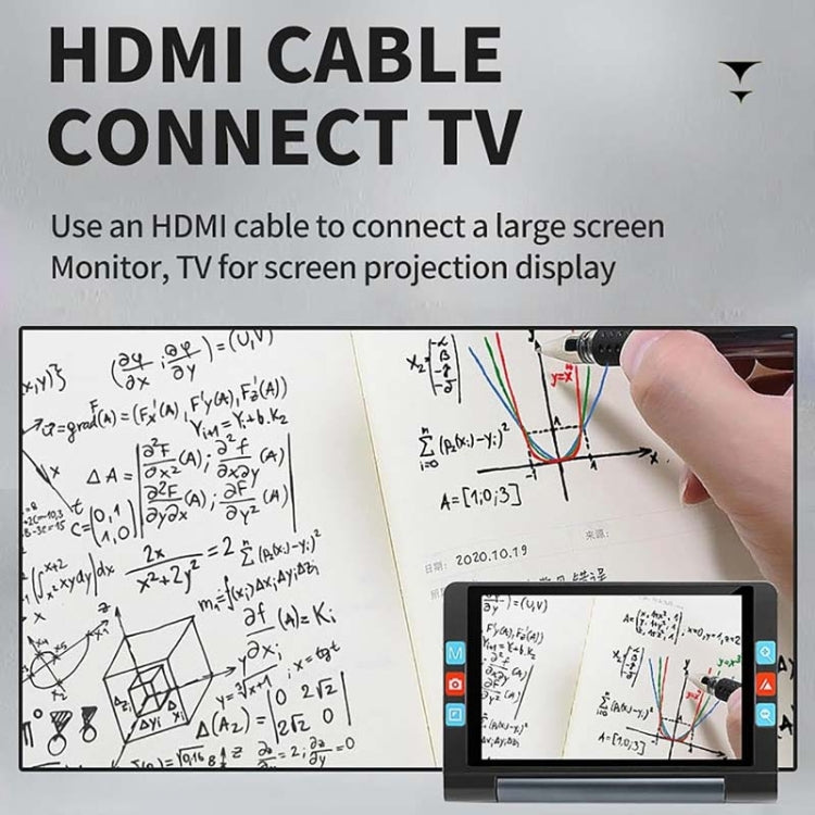Lente d'ingrandimento elettronica HD 8" con messa a fuoco automat