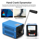 Generatore a manovella 20W con porta USB per emergenze