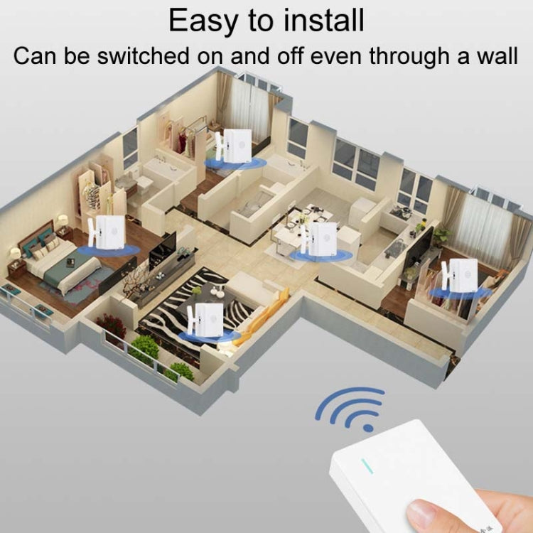 HanPai Intelligent Remote Control Home Use Nessun cablaggio Strumento di spegnimento luci pigro, Ordinary