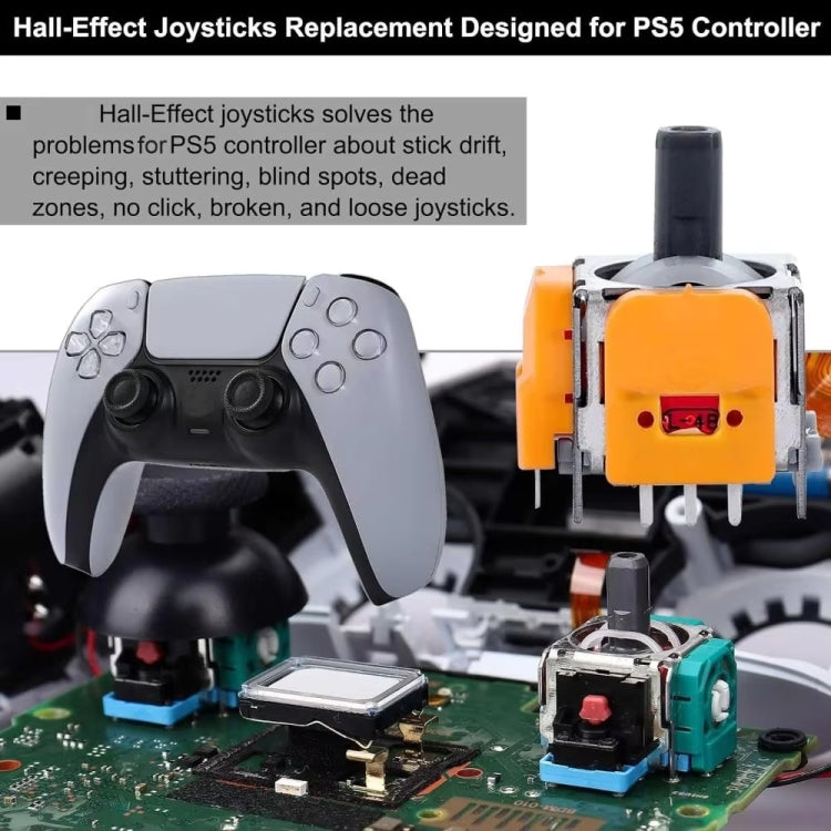 Joystick elettromagnetico Hall regolabile ad alta precisione, For PS5 Gen3, For PS4, For Switch Pro, For XBOX