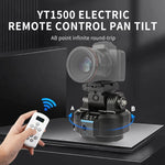 Gimbal elettrico YT-1500 per fotocamere e smartphone